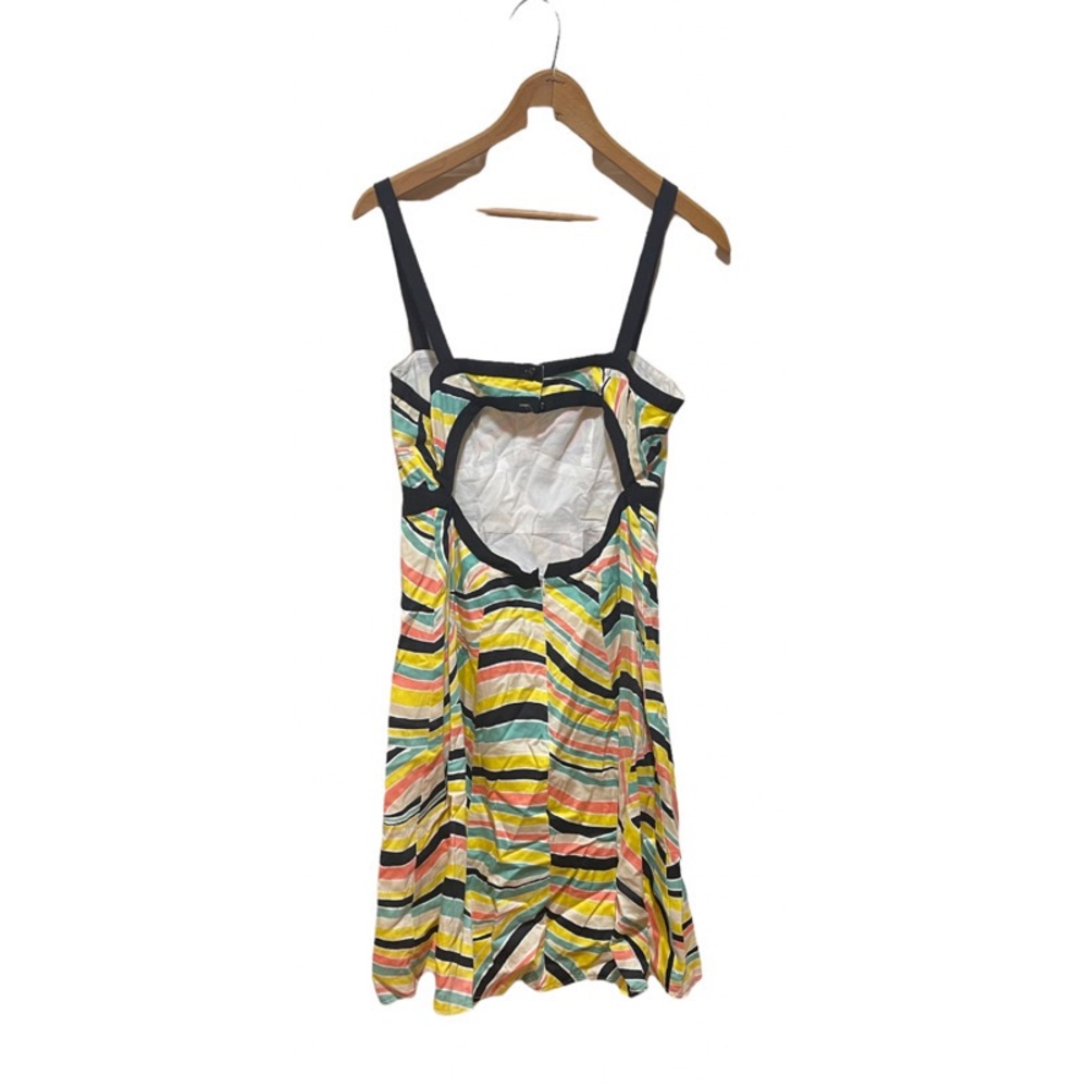 Nanette Lepore Multi Color Open Back A Line Summe… - image 8